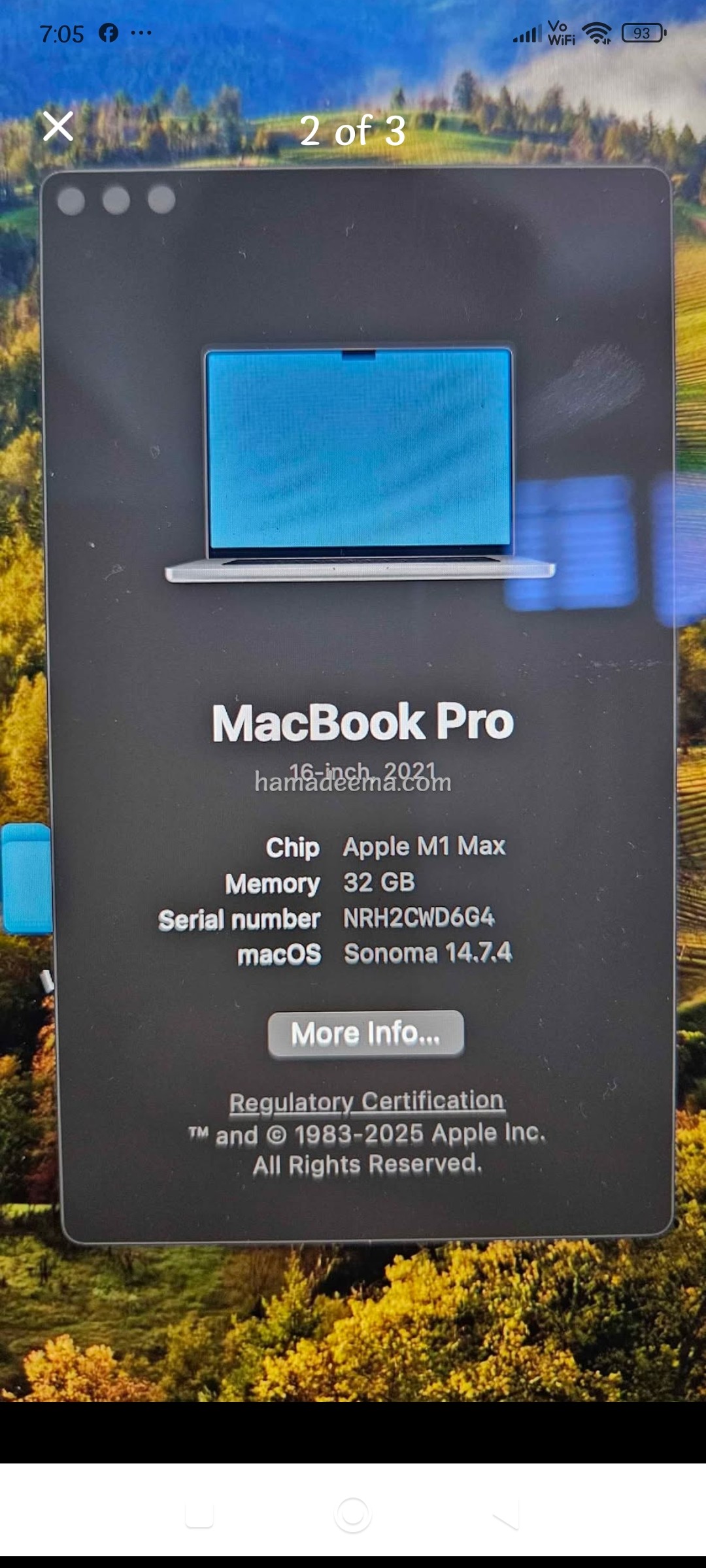 Apple MacBook Pro M1 Max Computer / Laptop - Image 2